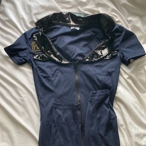 Halloween cop outfit.